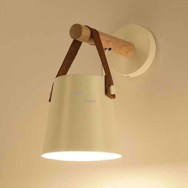 

wall lamp nordic wood led lamps luminaire light fixtures bathroom bedroom sconces living room decoration ti