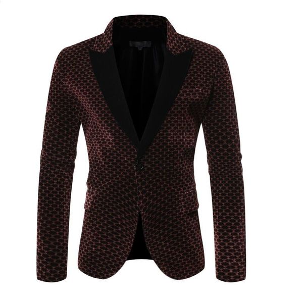 

men's suits & blazers 2021 leisure contrasting color banquette collar suit, suitable for business parties of coat jacket, White;black