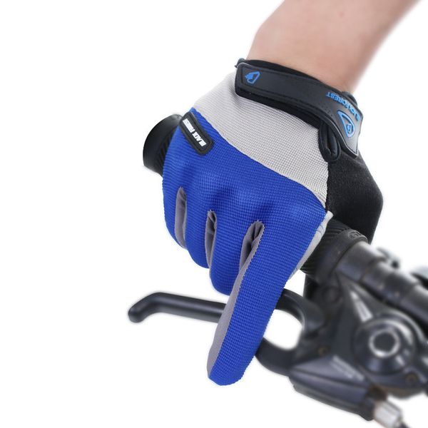 

screen touch cycling gloves outdoor sports riding hiking drive fitness gloves full finger motorcycle bike gloves cycling accessories, Black