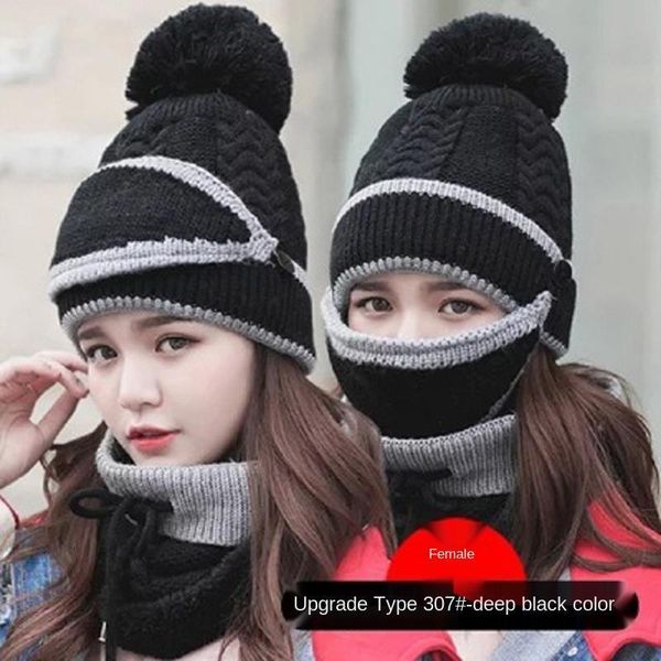 

dropshipping vip winter knitted beanies hats women thick warm beanie skullies hat, Blue;gray