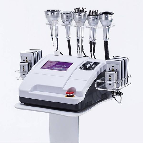 

2021 8 in 1 ultrasound 80k cavitation lipolaser fat reduction slimming body massager machine