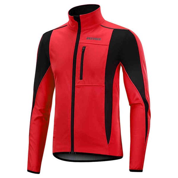 

cortavientos ciclismo winter cycling jacket ironride thermal fleece windbreaker waterproof hiking running fishing sports coat, Black;red