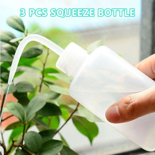 

250ml plastic squeeze bottles pot plant watering bottle sauce oil dispenser diffuser wash clean bottle laboratory measur