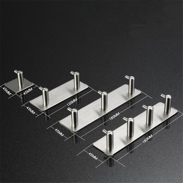 

sus304 brushed wall hook towel robe hook for bathroom stainless steel coat rustproof hanger for kitchen hardware