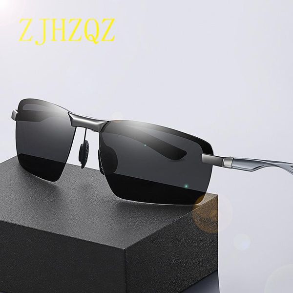 

sunglasses men's driving polarized ultralight steel aluminum magnesium frame fishing glasses for women with uv400 protection, White;black