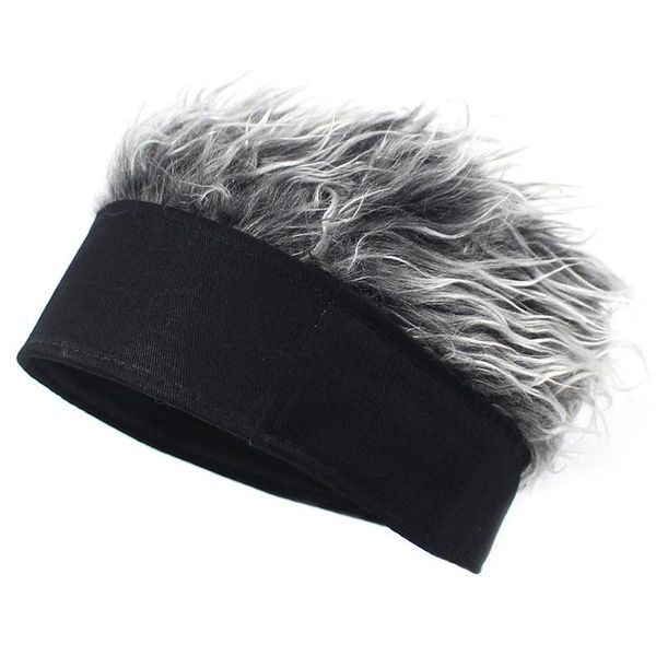 

beanies ditpossible funny bonnet for men hip hop caps wig cotton hats halloween xmas party cap beanie black and white