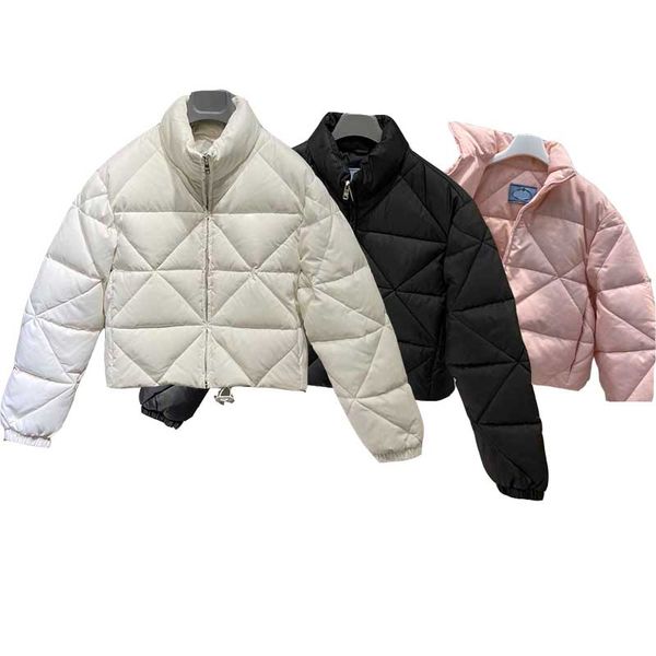 

italy luxury brands designer winter short down zipper mens parkas leather jacket coats women's outerwear cashmere sweater vintage black