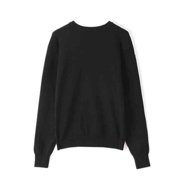 

woman sweater autumn winter fashion o collar embroidery girls knit pullover femme women jumper w105, White;black