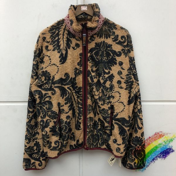 

2021 new fw tiger pattern lamb wool cardigan zipper kapital men women jacket x6f7, Black;brown