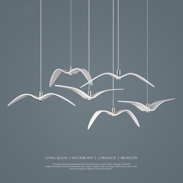 

creative chandelier lights personality seagull chandelier lamp barroom loft/bar/dining room suspension luminaire
