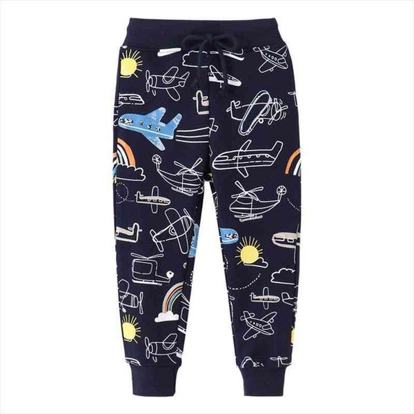 

funnygame cartoon childrens long pants cotton cute boys girls sweatpants for autumn spring kids trousers pants, Blue