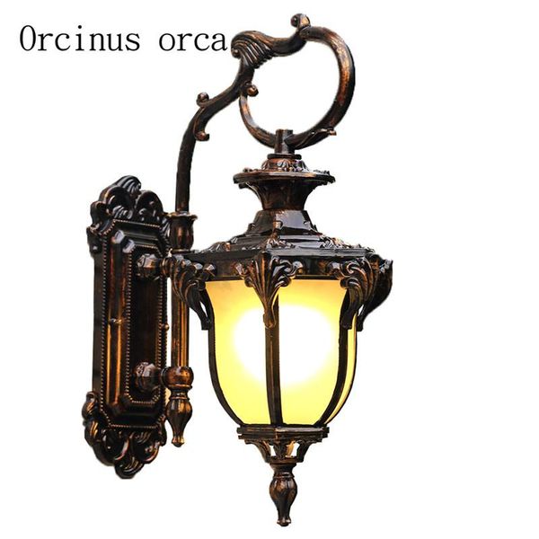

wall lamp european style outdoor waterproof american vintage courtyard balcony living room corridor garden lam