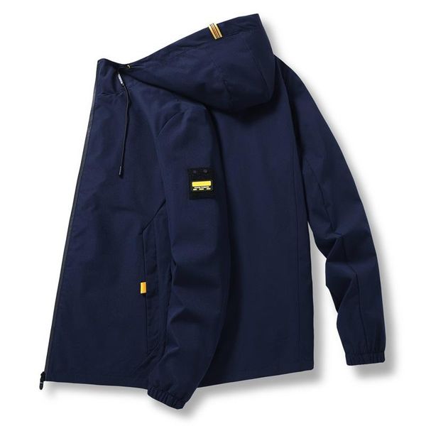 

men's jackets jacket autumn hooded windbreaker men streetwear bomber spring est casual man windproof coat thin slim, Black;brown