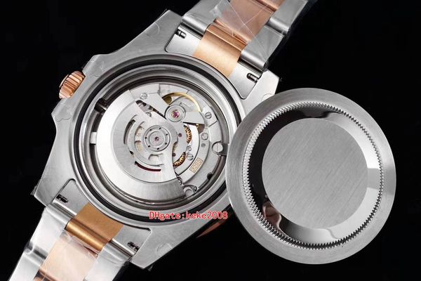 

5 style gm maker watch 904l steel cal.3186 3285 movement 40mm gmt 116718 126715 126711 116713 yellow gold ceramic mechanical automatic mens, Slivery;brown