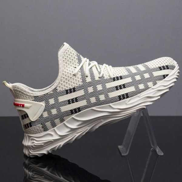 

designer shoes men's summer autumn 2021 breathable flying woven running casual fashion trend student sportstraining sneakers