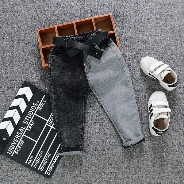 

jeans toddler boys casual trousers spring autumn denim pants kids girl children bottoms clothing, Blue