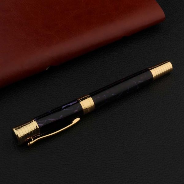

luxury metals fill ice flower pair of gold 0.7mm penpoint pen paper office school supplies