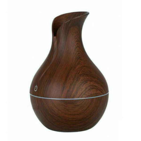 

ultrasonic humidifier led aromatherapy air 130ml wood grain ultra-quiet