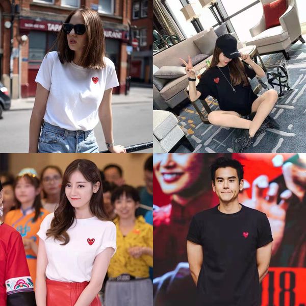 

outdoor t-shirts cotton heart shaped tees for woman and man 2022 spring summer short sleeve t-thirt female clothing designer luxury, Gray;blue