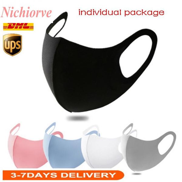 

designer fashion washable protective face masks black cotton reusable kids anti dust cycling mouth mask children cloth masks