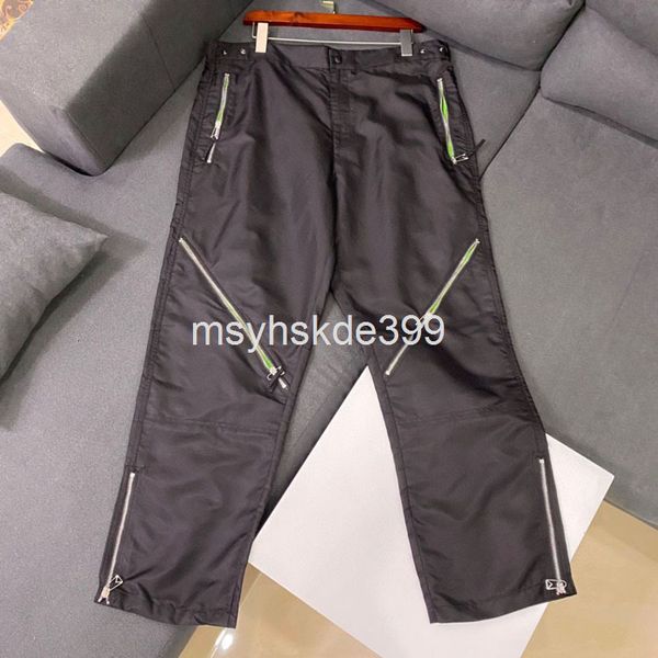

men's pants ss autumn medium waist casual grey men's pants end, Black