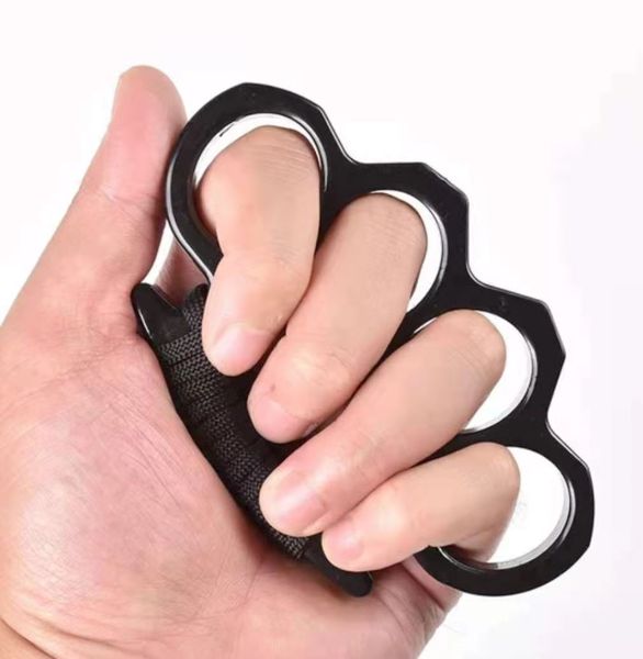 

new gilded thick 13mm steel brass knuckle duster color black plating silver hand tool clutch 4 5qd ww453456