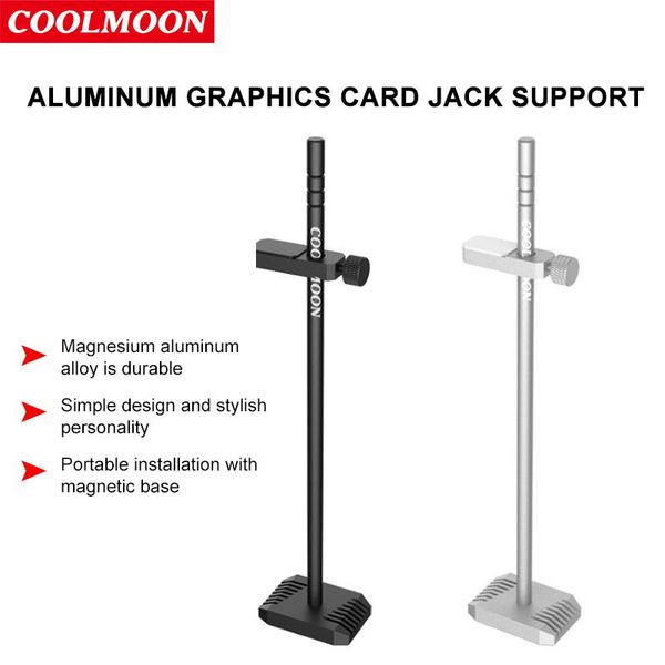 

coolmoon vt192 graphics card bracket jack vertical mounting graphics card bracket aluminum alloy support