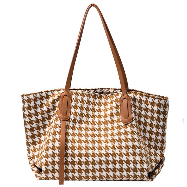 

fashion large capacity plaid women's plaid luxury bag purses and handbags sac femme shoulder bag sac a main bags for women 2020 c0225