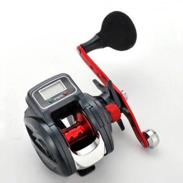 

baitcasting reels 13+1 ball bearing left/right fishing spool with digital display, bait line counter 6.3:1. casting 2021