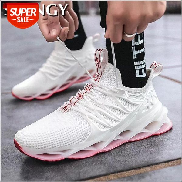 

new jogging men sneakers male casual shoes men sports tenis luxury running shoes outdoor trainer fashion blade mesh breathable #d35b