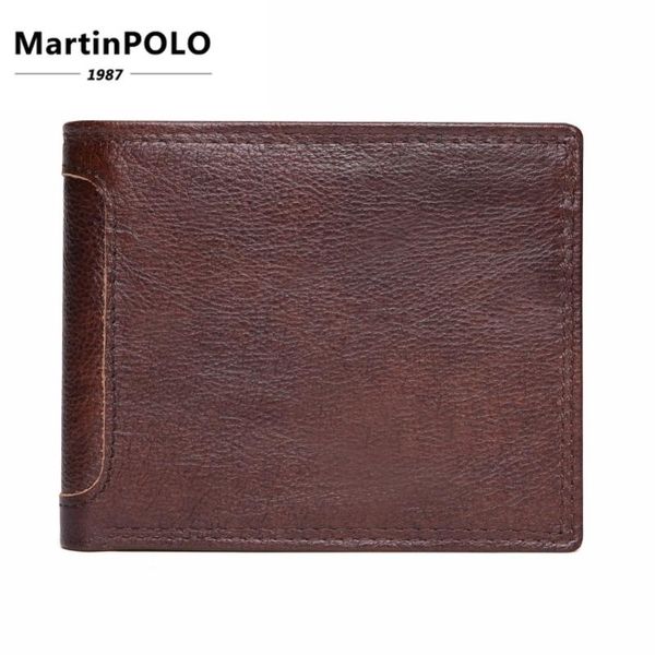 

wallets luxury vintage genuine leather men office mature man bifold wallet male card id holder rfid purse, Red;black