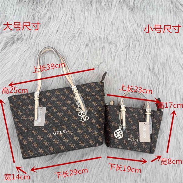 

printed bag gs oblique cross shopping hand wind women's pu