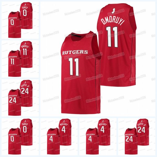 

rutgers scarlet knights 2022 college basketball jersey geo baker oskar palmquist clifford omoruyi luke nathan paul mulcahy jalen miller mawo, Black