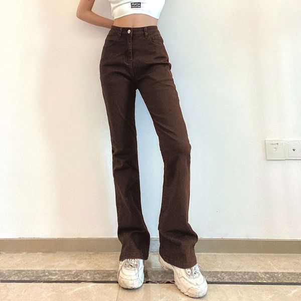

brown pants with high waist down feeling, Blue