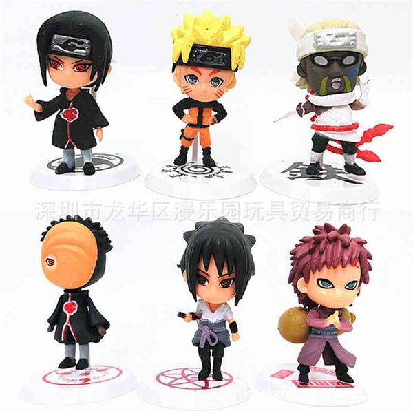 

18 generation 6 q version kakashi naruto doll cartoon model toys