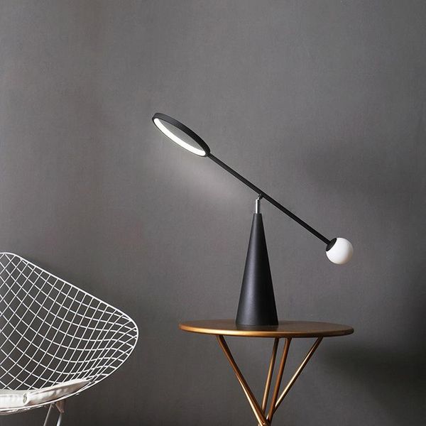 

table lamps postmodern minimalist nordic lamp deck black modern warm study home bedroom room