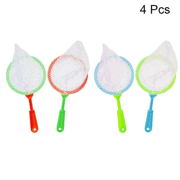 

fishing accessories 4pcs children's large nets durable kids bug catcher insect collecting net bath adventure tool child par