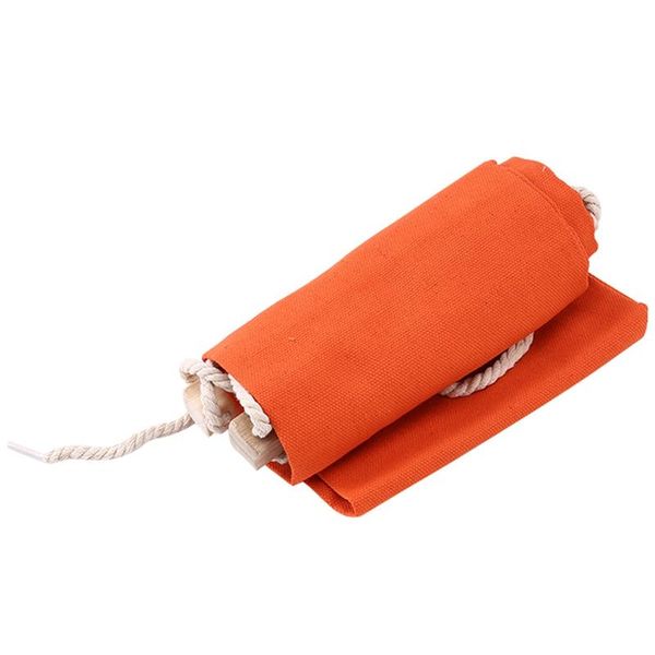 

mini office foot rest stand desk feet hammock orange