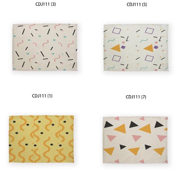 

mats & pads geometric striped lattice table decoration accessories dinning coffee decor kitchen mat