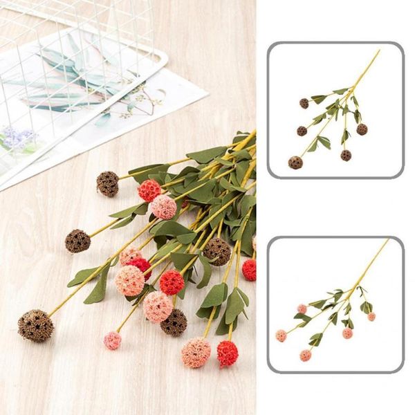 

decorative flowers & wreaths flower 1pc 5 heads beautiful anti-fade realistic appearance simulation portable fake garden decor