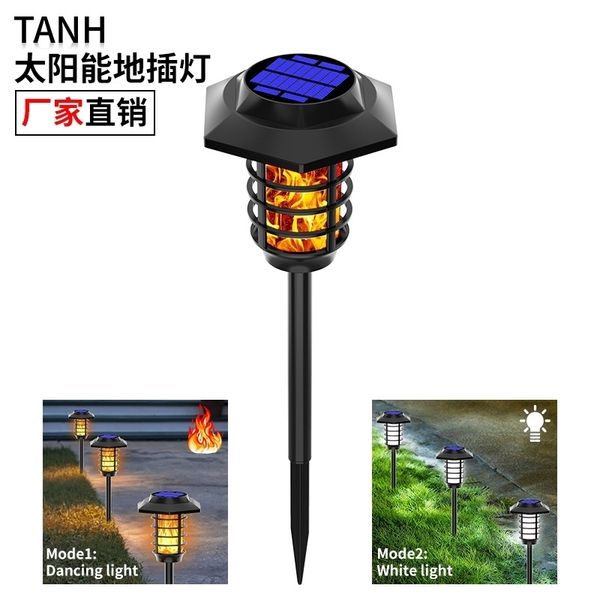 

new solar flame lamp, lawn garden lighting landscape lamp in outdoor villa