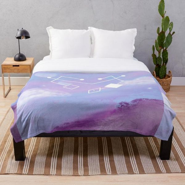 

blankets heart and space blanket snowflake wool coral fleece bedspread portable