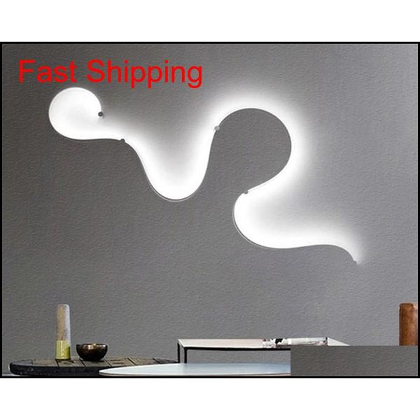 

nordic led wall lamp white black creative led wall light living room bedside bedroom interior aisle home decor light qylxku homes2007