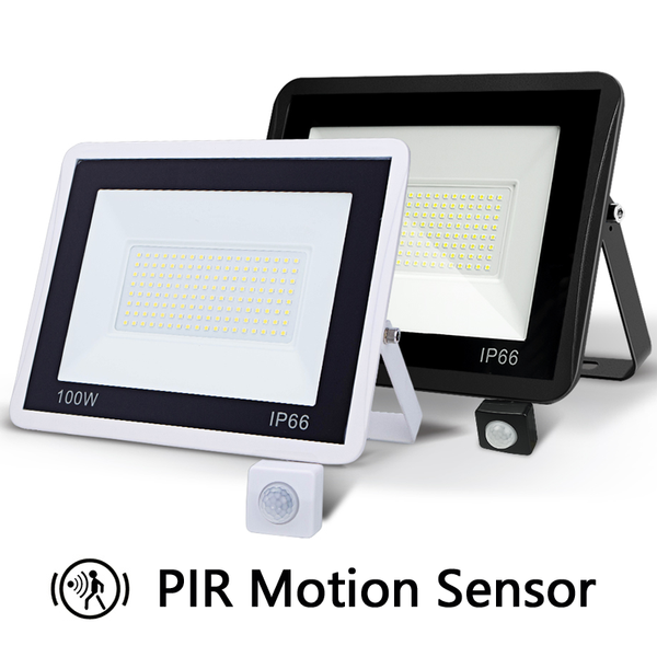 

floodlights led flood light pir motion sensor cold white ip66 220v foco exterior projector spotlight outdoor lighting street wall lamps