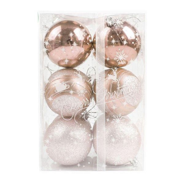 

party decoration 12 pcs shining christmas ball small shatterproof tree hanging decorate
