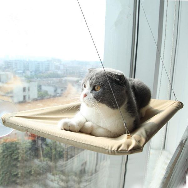 

cat beds & furniture hanging bed window mount sunny pet hammock soft cosy cats suction cups mounted mat shelf seat