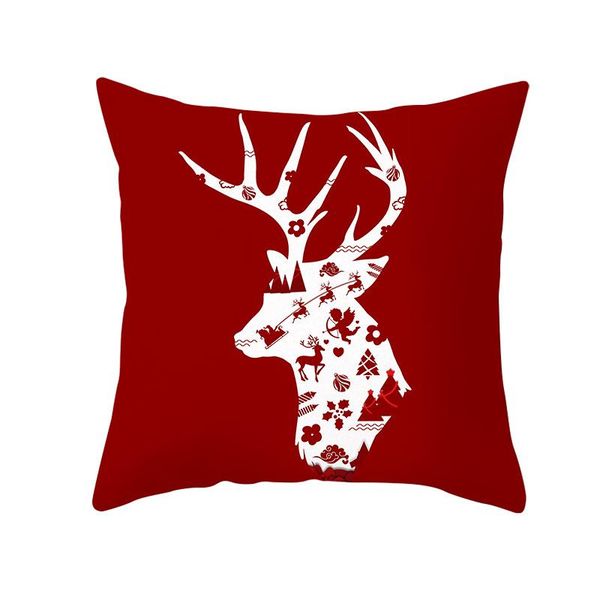 

cushion/decorative pillow 2021 sale christmas pillowcase comfortable warm soft cushion cover for banquet living room bedroom