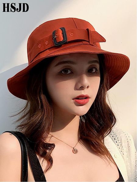 

wide brim hats female summer belt decorated sun hat 2021 fashion casual women foldable beach anti-uv cotton sunscreen cap, Blue;gray