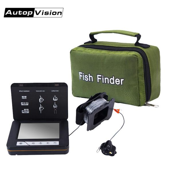 

wf15 river depth display video fish finder 5inch monitor camera kit for winter underwater ice fishing with dvr