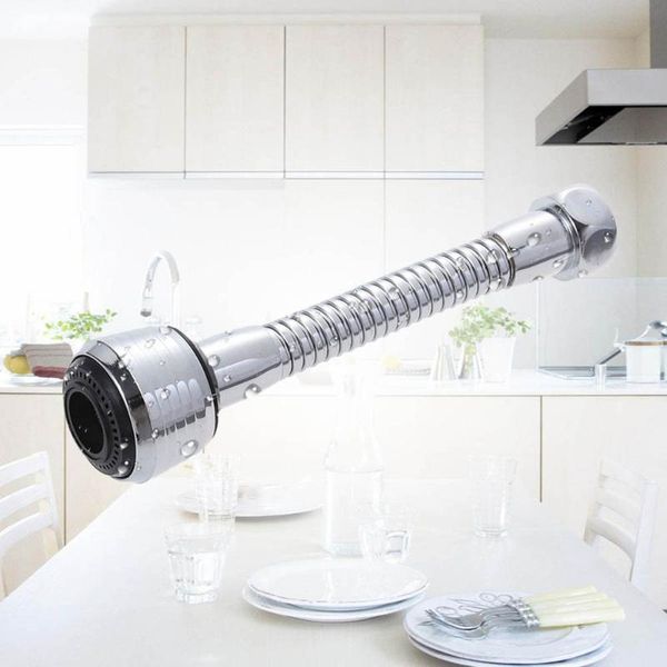 

kitchen faucets 360 rotate flexible sprayer sink jet press swivel extender intimate accessories(small head